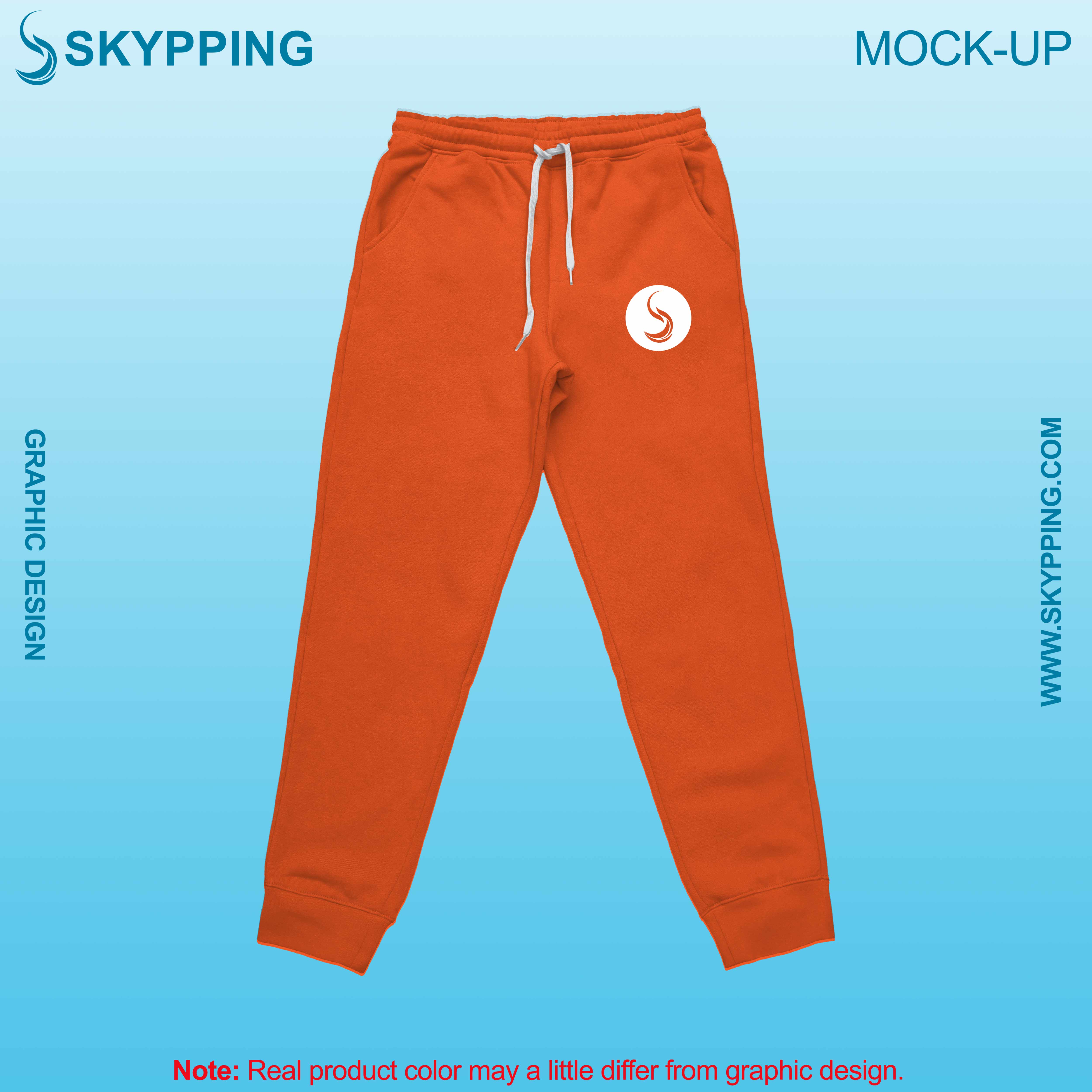 Sweatpant with Crossed Pocket and Ribbed Bottom